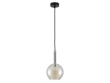 NEWPORT 7230 7233/S mat.black cognac , Подвесной светильник, Matte black Cognac glass+matte white glass D15*H24/250 cm G9 1*7W