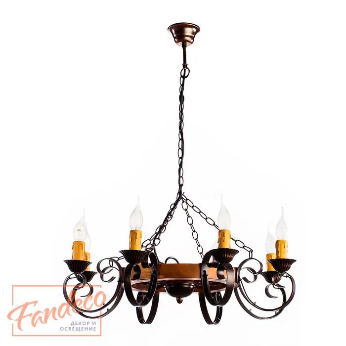 Подвесная люстра Arte Lamp TAVERNA A9520LM-8BR | Дом Декора