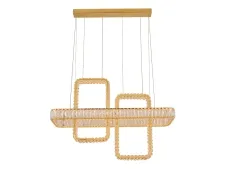 NEWPORT 8230 8232+2/S gold NEW , Люстра, Gold Clear crystal L90*30*H50/250 cm LED 62W 3100K 6200Lm