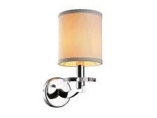 NEWPORT 3350 3353/A , Бра, Nickel Shade beige New canopy L14*H34*Sp23 cm E14 1*60W
