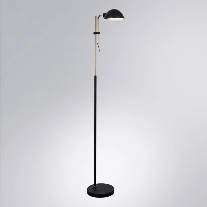 Торшер Arte Lamp ZETTA A7055PN-1BK | Дом Декора