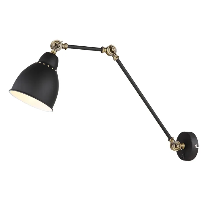 Бра Arte Lamp BRACCIO A2055AP-1BK | Дом Декора