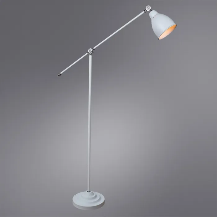 Торшер Arte Lamp BRACCIO A2054PN-1WH | Дом Декора