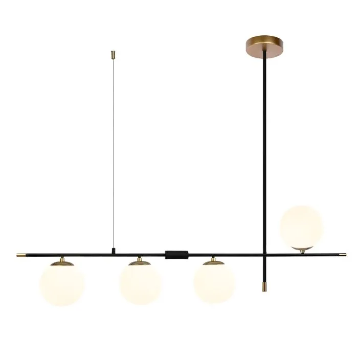 Люстра на штанге Arte Lamp ARKAB A2225SP-4BK | Дом Декора