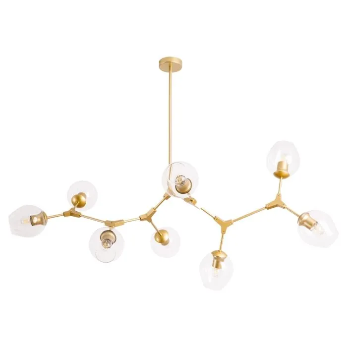 Люстра на штанге Arte Lamp YUKA A4103SP-8GO | Дом Декора