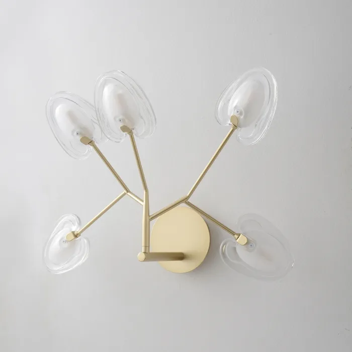 Бра Crystal Lux SOLE AP5 GOLD | Дом Декора