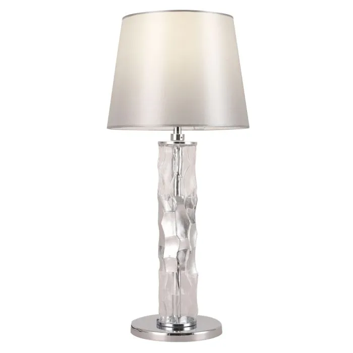 Настольная лампа Crystal Lux PRIMAVERA LG1 CHROME | Дом Декора