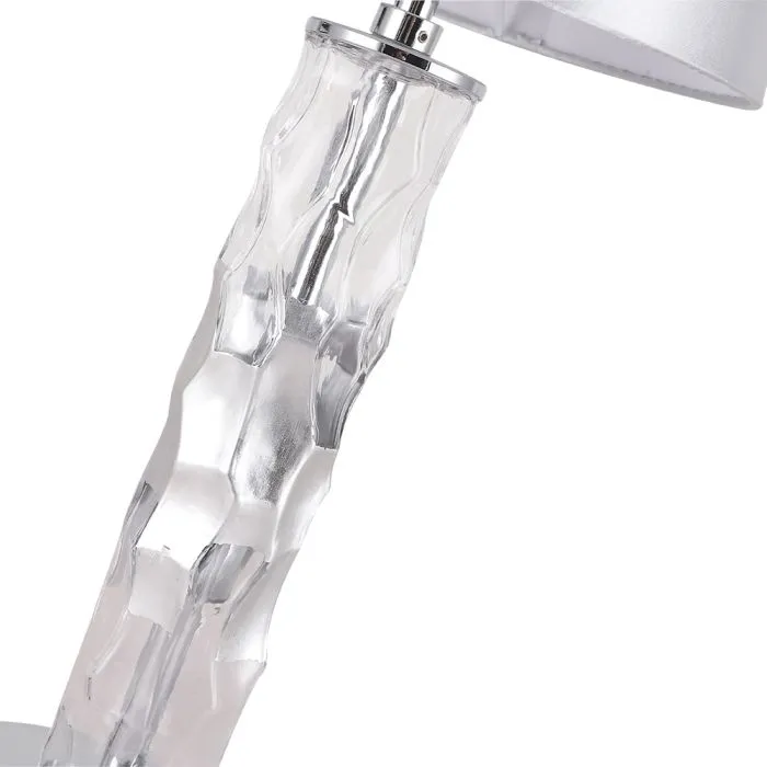 Настольная лампа Crystal Lux PRIMAVERA LG1 CHROME | Дом Декора