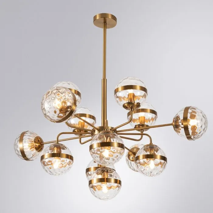 Люстра на штанге Arte Lamp DELACRUA A7770SP-13PB | Дом Декора