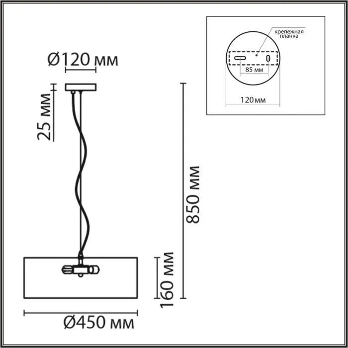 8110/5 LN Люстра E14 5*40Вт 220В IP20 MODERNI | Дом Декора