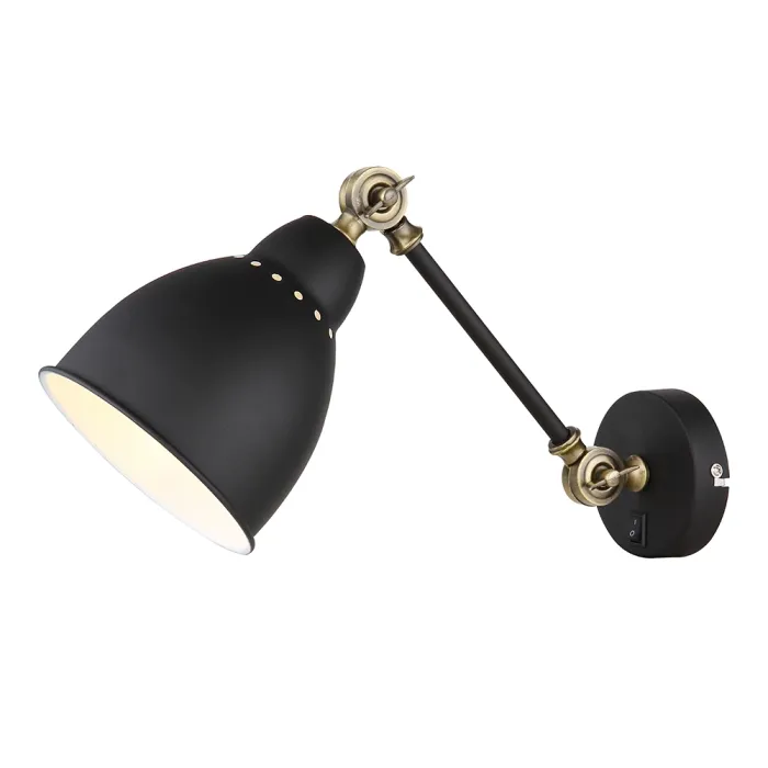 Бра Arte Lamp BRACCIO A2054AP-1BK | Дом Декора
