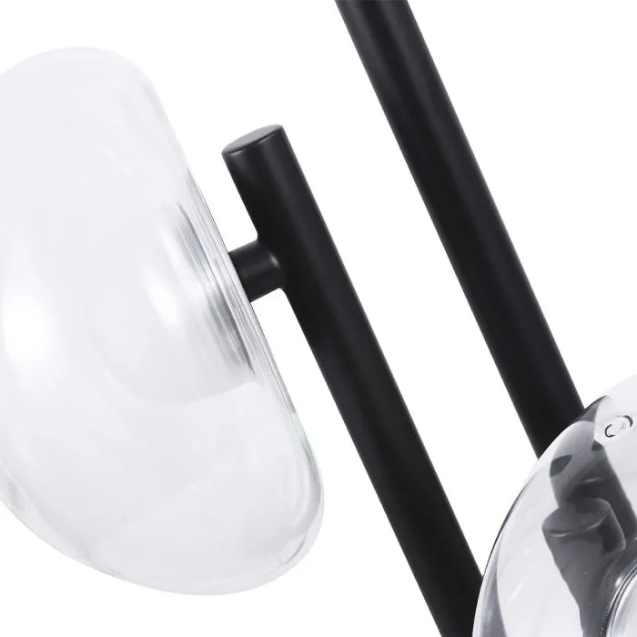 Настольная лампа Crystal Lux BOSQUE LG3 BLACK/TRANSPARENT | Дом Декора