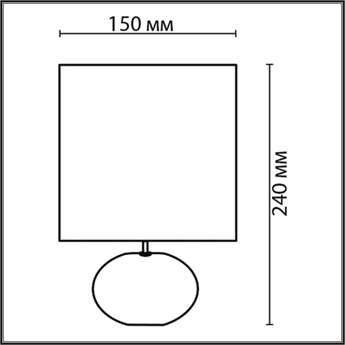 8135/1T LN Настольная лампа E14 1*40Вт 220В IP20 MODERNI | Дом Декора