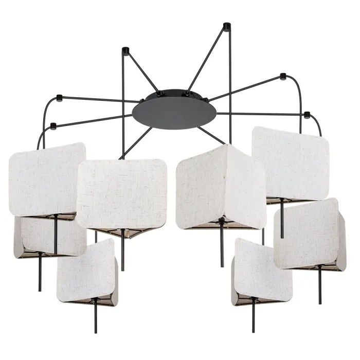Подвесная люстра Arte Lamp TRIXIE A7084SP-8BK | Дом Декора