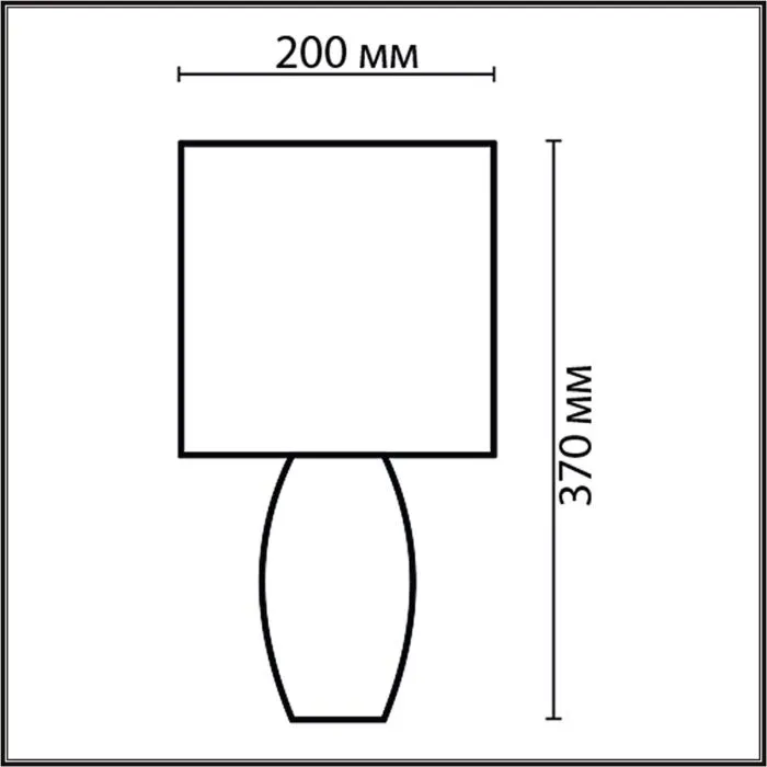 8123/1T LN Настольная лампа E27 1*60Вт 220В IP20 COMFI | Дом Декора