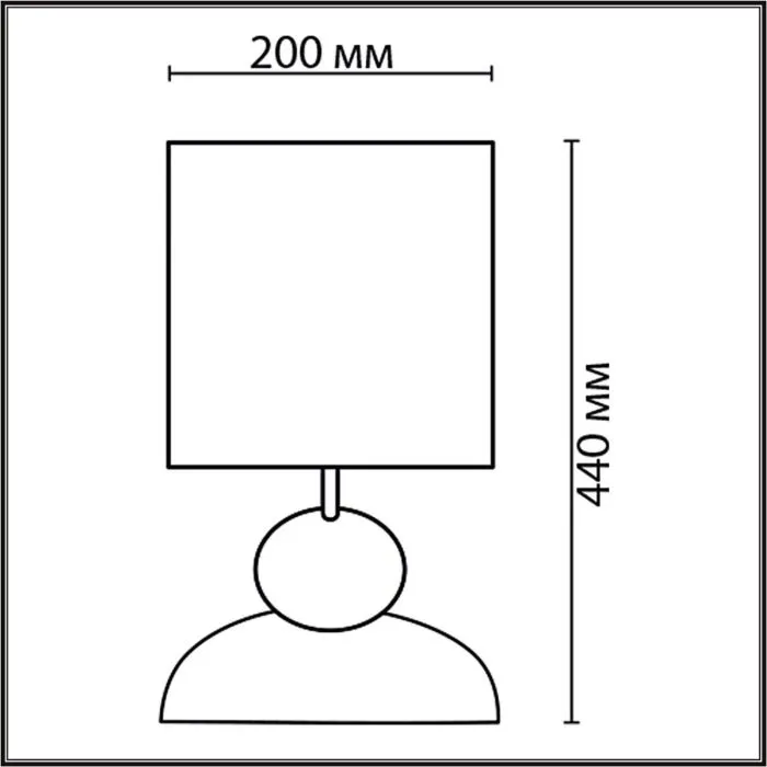 8127/1T LN Настольная лампа E27 1*60Вт 220В IP20 COMFI | Дом Декора