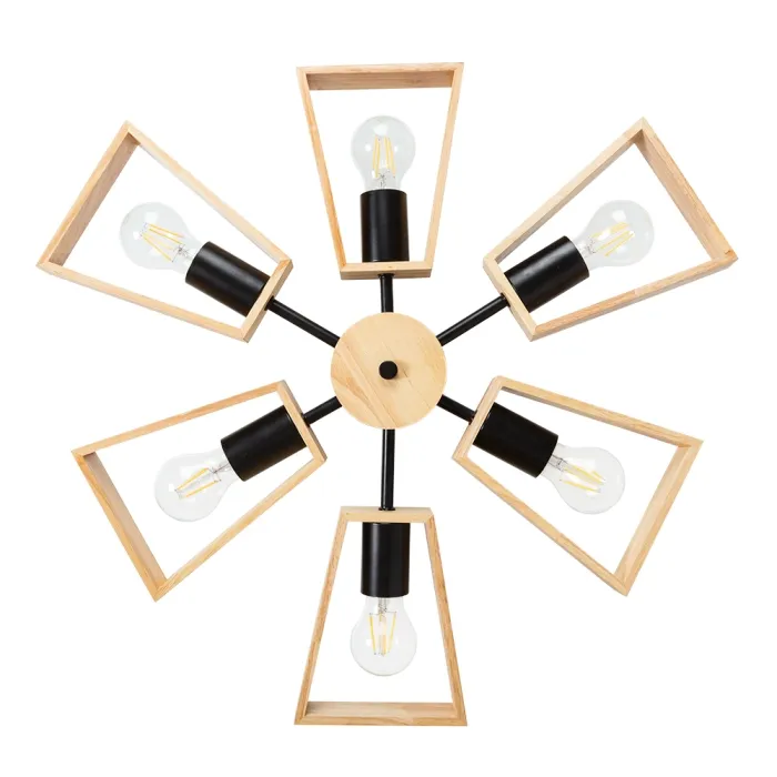 Потолочная люстра Arte Lamp BRUSSELS A8030PL-6BK | Дом Декора