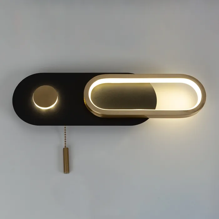 Настенный светильник Arte Lamp LUCAS A2602AP-10BK | Дом Декора