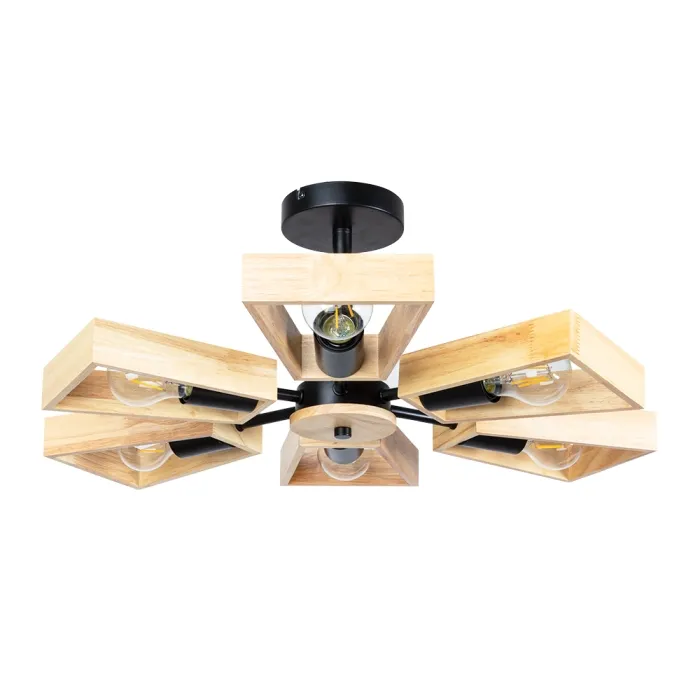 Потолочная люстра Arte Lamp BRUSSELS A8030PL-6BK | Дом Декора