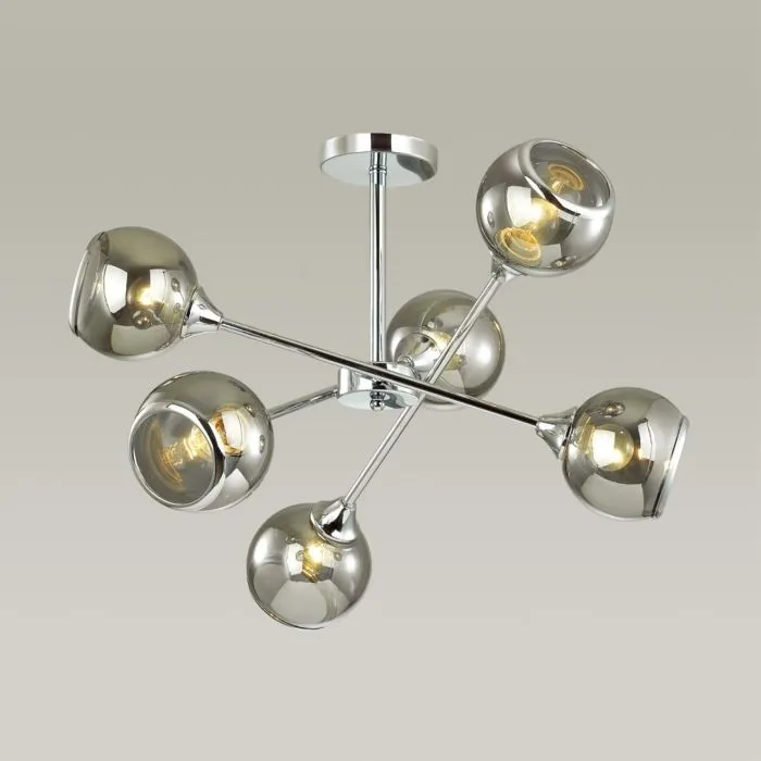 4530/6C LN Люстра E27 6*60Вт 220В IP20 COMFI | Дом Декора