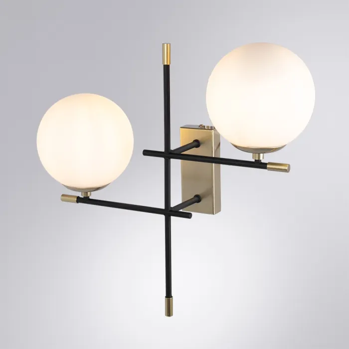 Бра Arte Lamp ARKAB A2225AP-2BK | Дом Декора