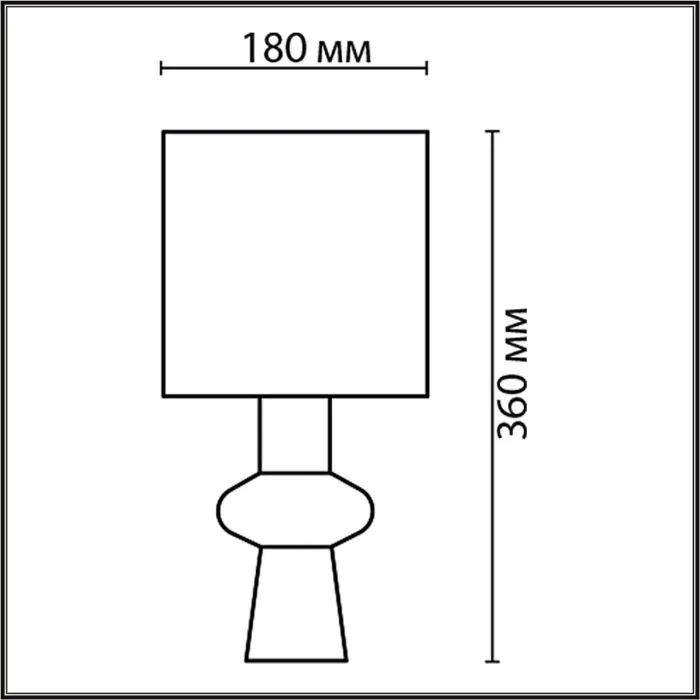 8129/1T LN Настольная лампа E27 1*60Вт 220В IP20 MODERNI | Дом Декора