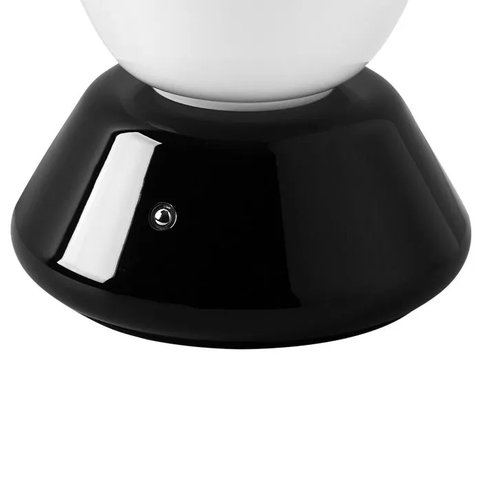 Настольная лампа диммируемая 10W 3000K матовый/черный Uovo III Lightstar 807917 | Дом Декора
