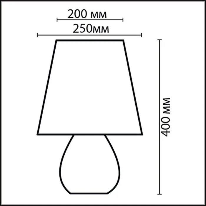 8120/1T LN Настольная лампа E27 1*60Вт 220В IP20 COMFI | Дом Декора