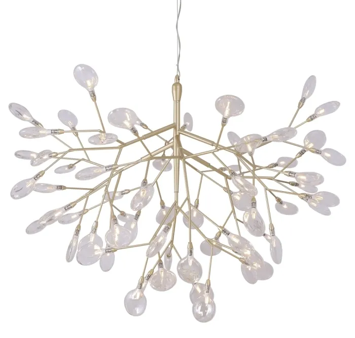 Светильник подвесной Crystal Lux EVITA SP63 GOLD/TRANSPARENT | Дом Декора