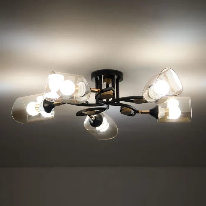 Потолочная люстра Arte Lamp GLAMORE A5076PL-5BK | Дом Декора
