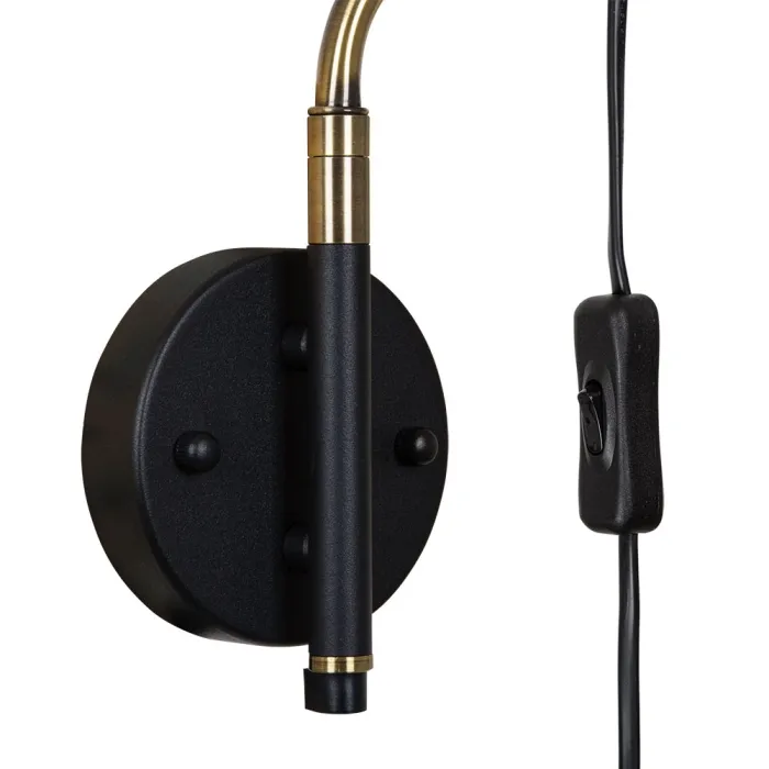 Бра Arte Lamp ZETTA A7055AP-1BK | Дом Декора