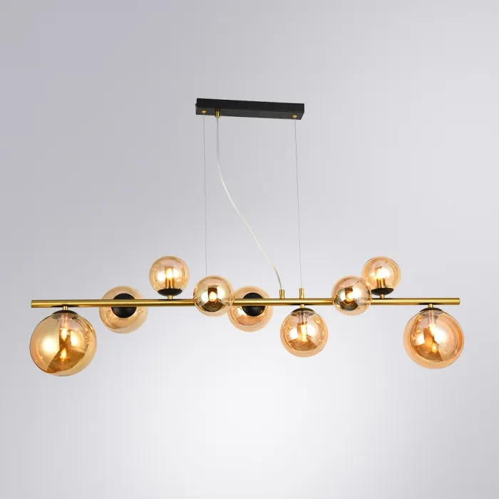 Подвесная люстра Arte Lamp GEMINI A2243SP-9PB | Дом Декора