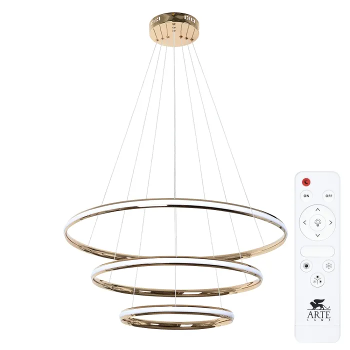 Подвесная люстра Arte Lamp MERIDIANA A2198SP-3GO | Дом Декора