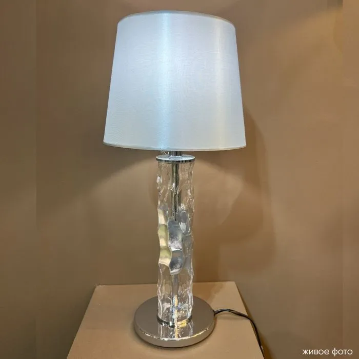 Настольная лампа Crystal Lux PRIMAVERA LG1 CHROME | Дом Декора