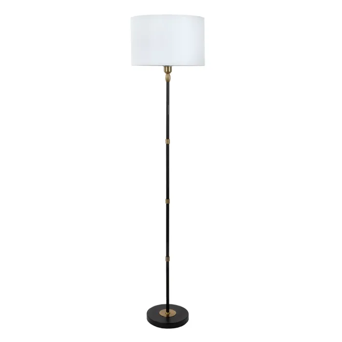 Торшер Arte Lamp JAMIE A4090PN-1BK | Дом Декора