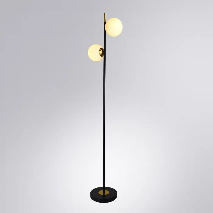 Торшер Arte Lamp ALCOR A2224PN-2BK | Дом Декора