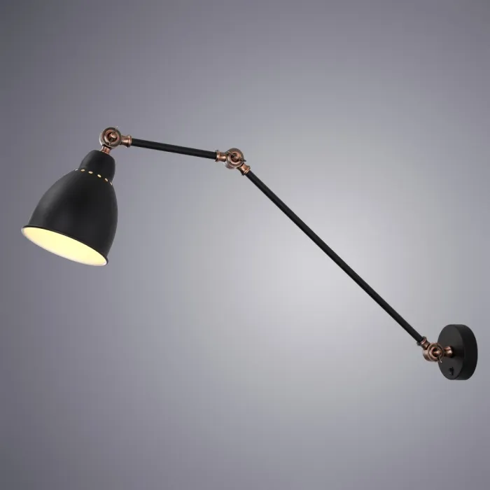 Бра Arte Lamp BRACCIO A2055AP-1BK | Дом Декора