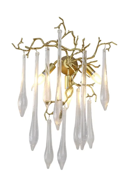 Бра Crystal Lux REINA AP3 GOLD PEARL | Дом Декора