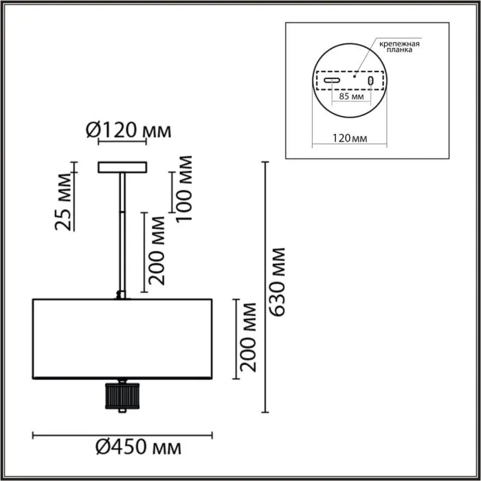 8108/5C LN Люстра E14 5*40Вт 220В IP20 MODERNI | Дом Декора