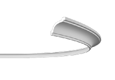 Интерьерная лепнина карниз 1.50.106 гибкий Европласт