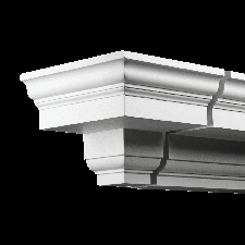 Фасадная лепнина торцевой элемент 4.02.131 Европласт