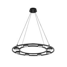 Подвесные 8340/8 moderni ln26 254 черный, металл люстра подвесная led gx53 8*7w 220v torina