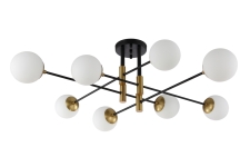 Люстра потолочная Crystal Lux FIDEL PL8 BLACK