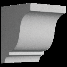 Интерьерная лепнина кронштейн 1.19.003 Европласт