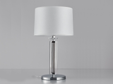 NEWPORT 4400 4401/T chrome без абажура , Настольная лампа, Chrome Clear crystal D38*H72,5 cm E27 1*40W