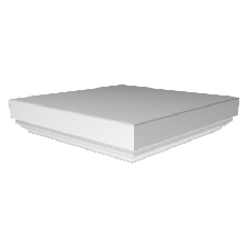 Фасадная лепнина крышка столба (плоская) 4.73.101 Европласт