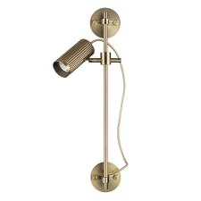 7013/1W HIGHTECH ODL25 477 Настенный св-к поворотный на 50°/180° металл/под латунь IP20 LED GU10 10W 220V MANCHESTER