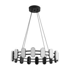Подвесные 8342/35l ledio ln26 226 черный/белый металл/акрил люстра подвесная led 35w 4000k 220v ovela