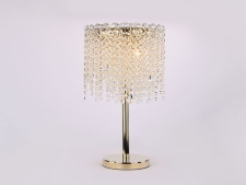 NEWPORT 10900 10903/T gold , Настольная лампа, Polished champagne gold Clear crystal D30*H50 cm G9 3*40W
