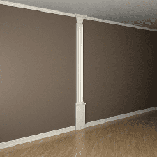 Интерьерная лепнина пилястра 1.20.002 Европласт